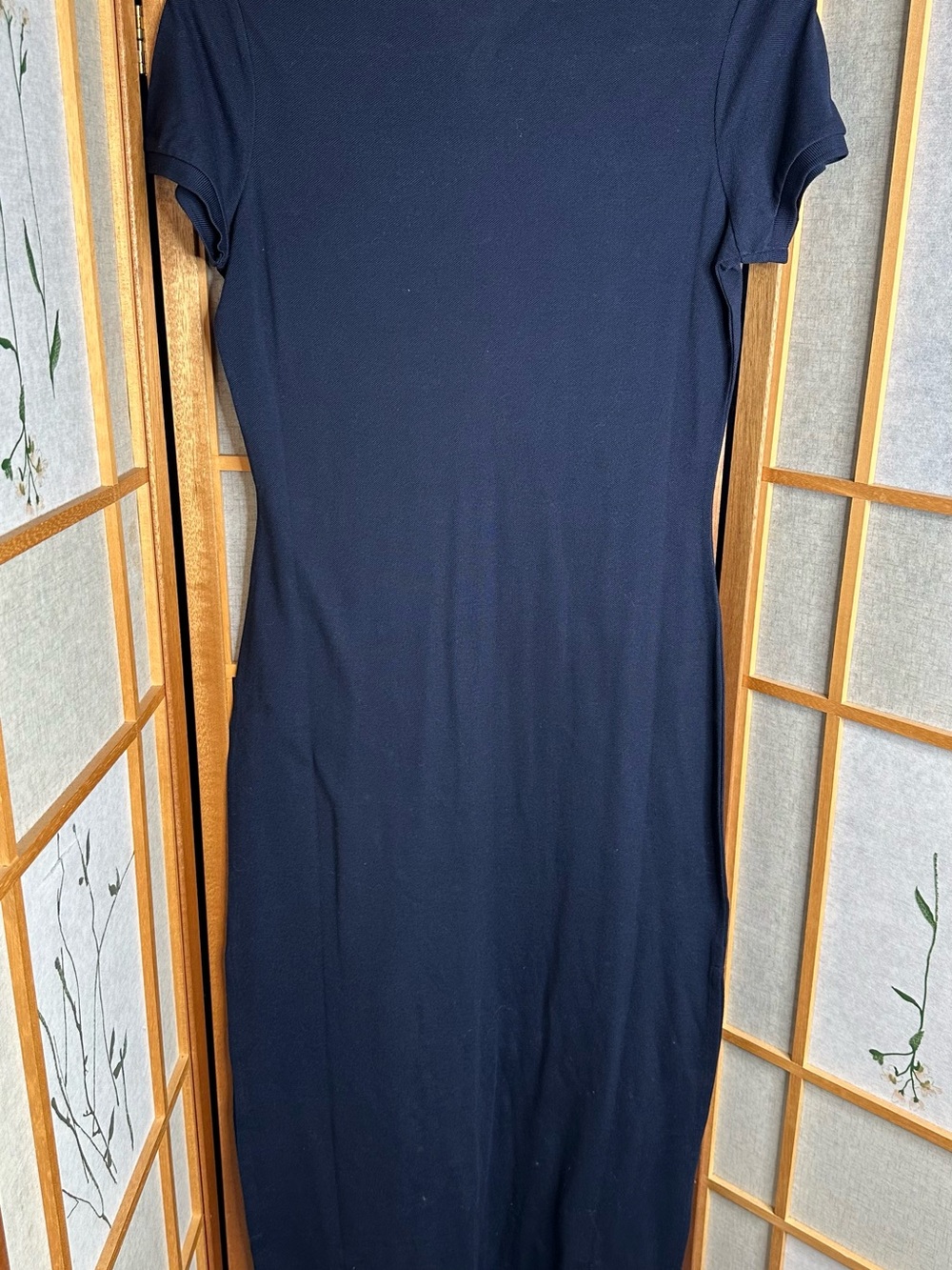 Ralph Lauren Navy Polo Maxi Dress with embroidered Pony. - Picture 4 of 7